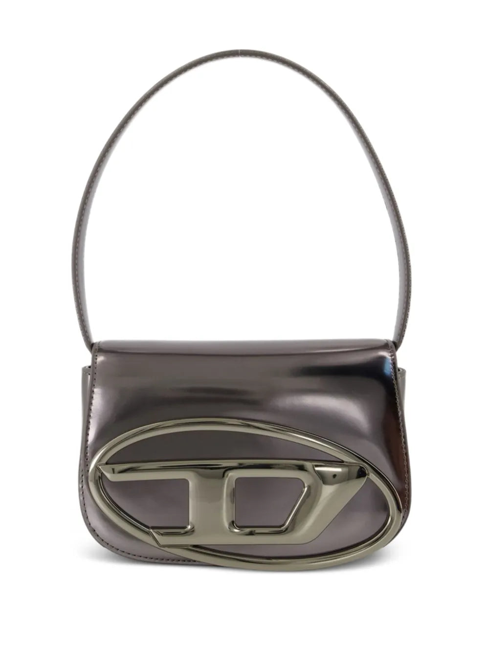 Diesel 1Dr Leather Shoulder Bag — Same as shown — Size One Size — Front View