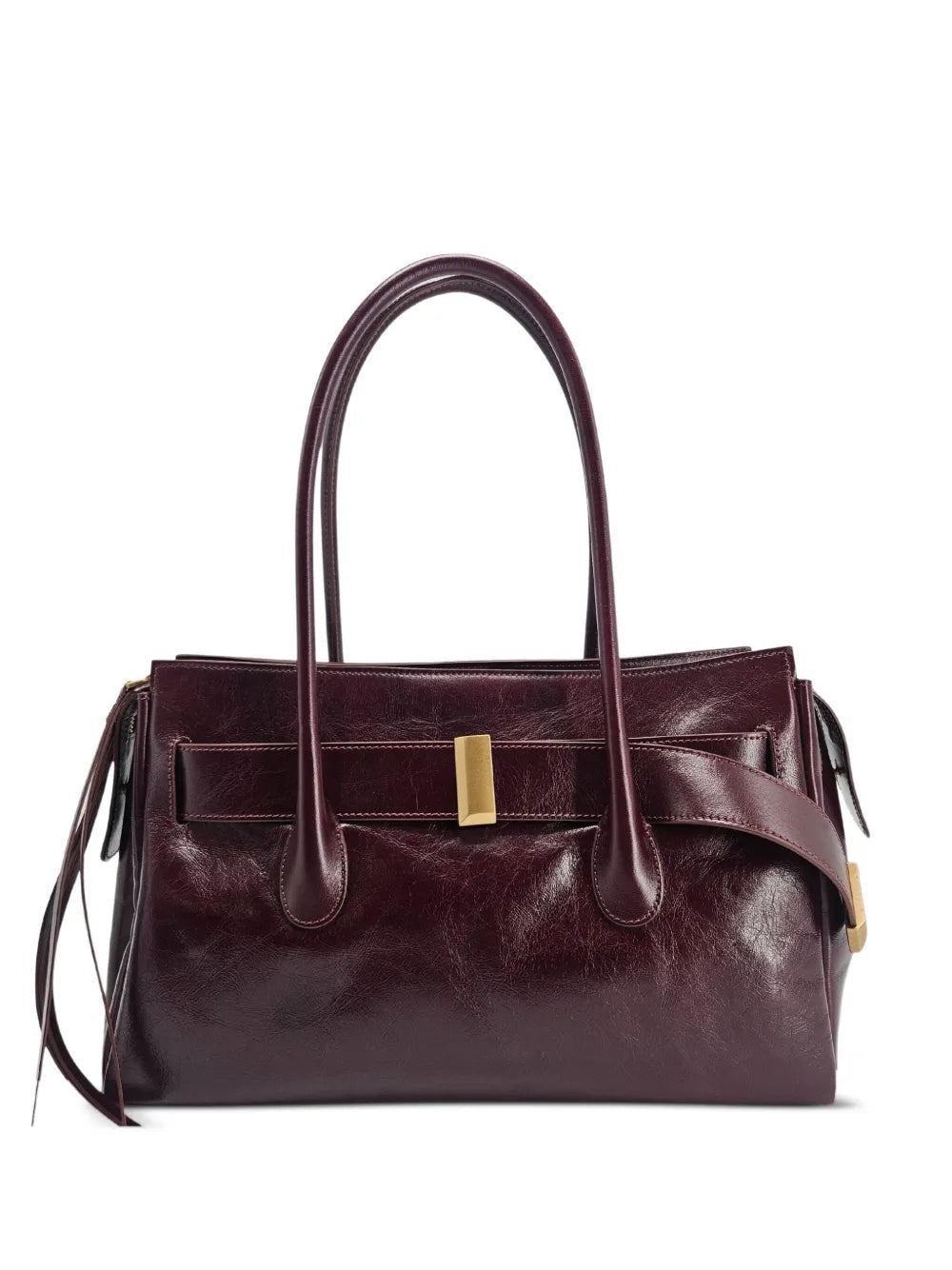 Roberto Festa Emeralda Leather Shoulder Bag — Same as shown — Size One Size — Front View