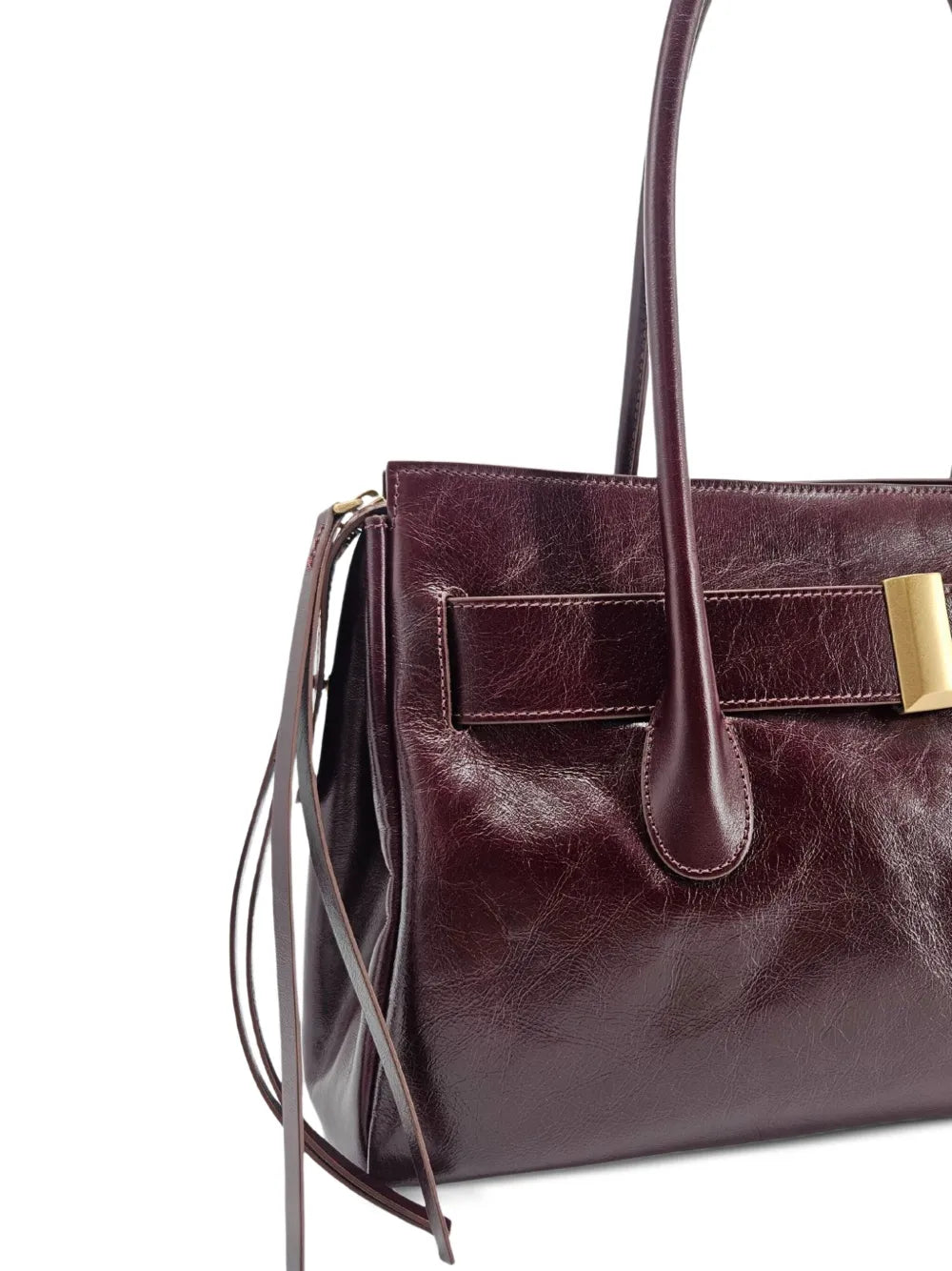 Roberto Festa Emeralda Leather Shoulder Bag — Same as shown — Size One Size — Back View