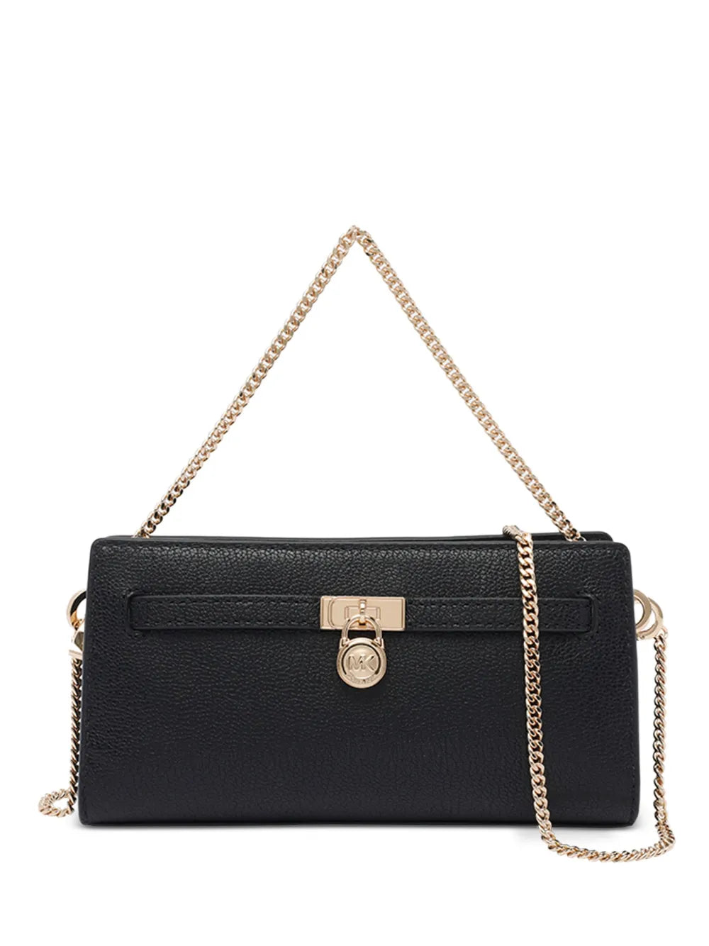 Michael Michael Kors Leather Shoulder Bag — Same as shown — Size One Size — Front View