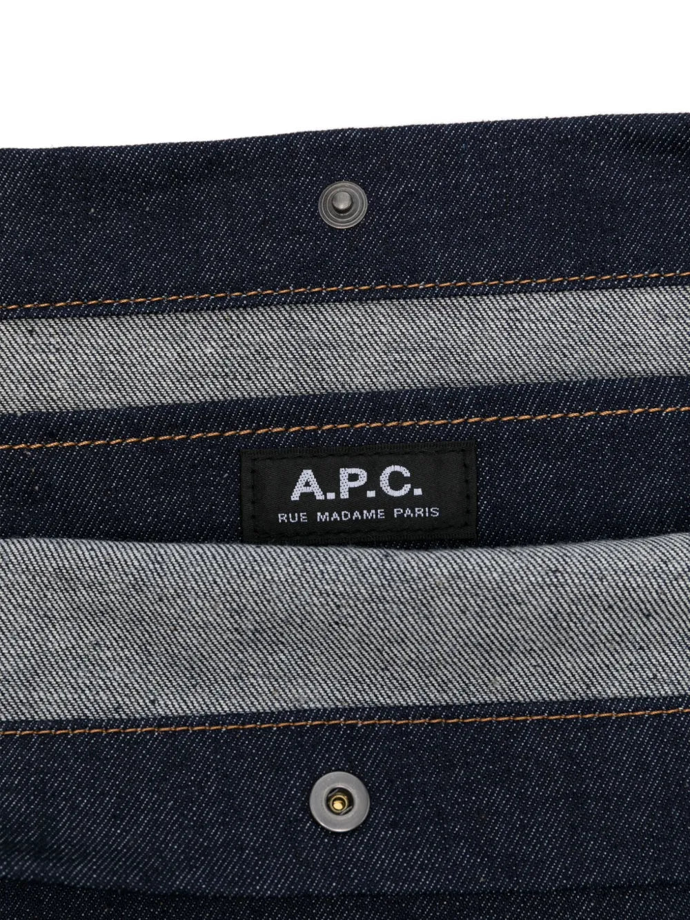 Apc Denim Shoulder Bag — Same as shown — Size One Size — Detail View