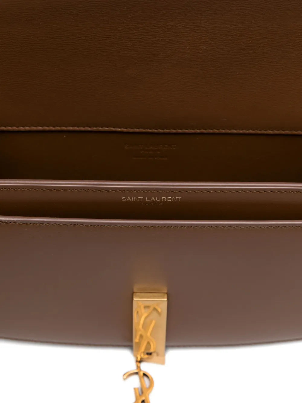 Saint Laurent Leather Shoulder Bag — Same as shown — Size One Size — Top View