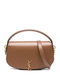 Saint Laurent Leather Shoulder Bag — Same as shown — Size One Size — Front View