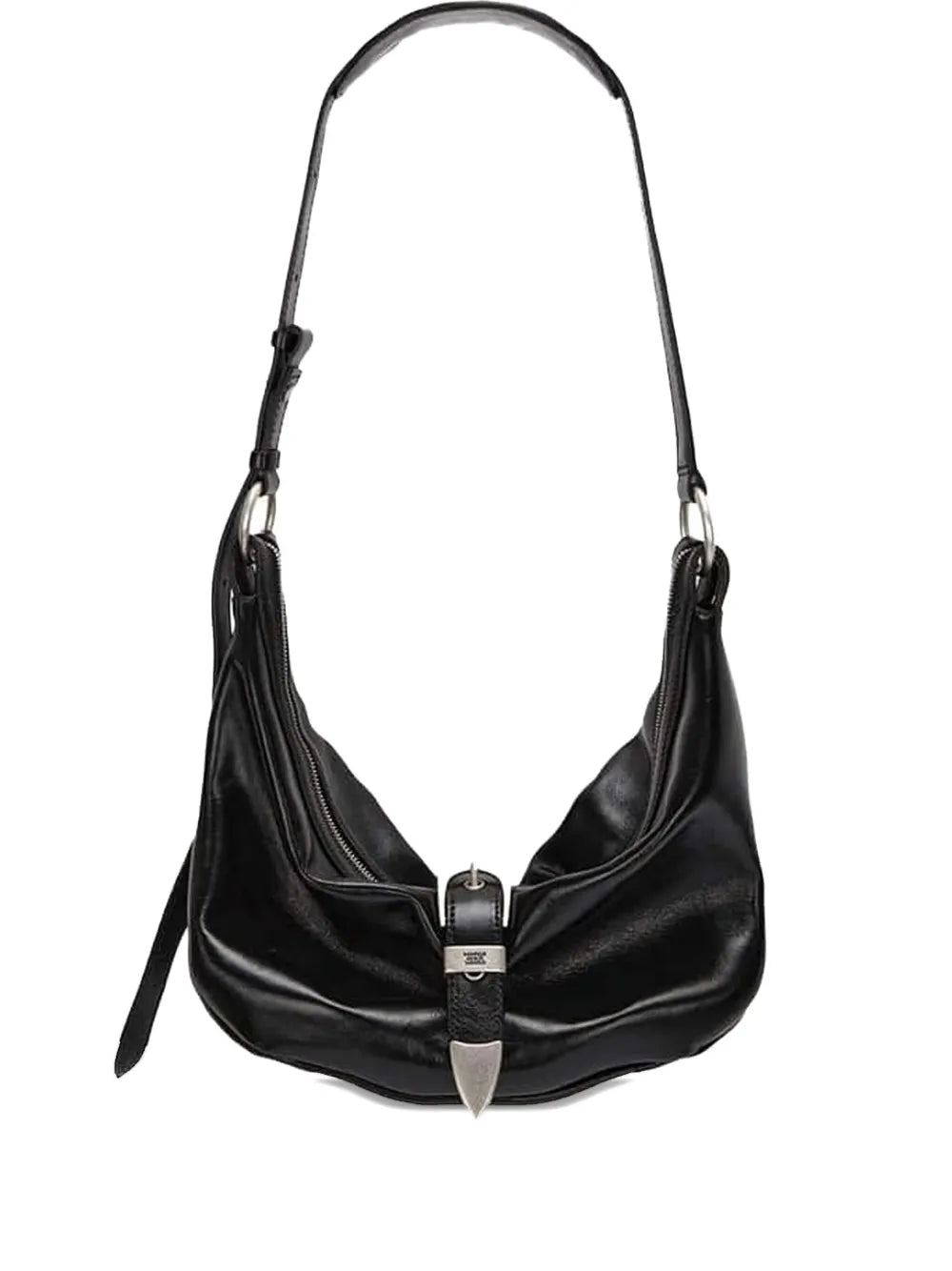 Marge Sherwood Medium Buckle Fastening Crescent Shoulder Bag — Same as shown — Size One Size — Front View