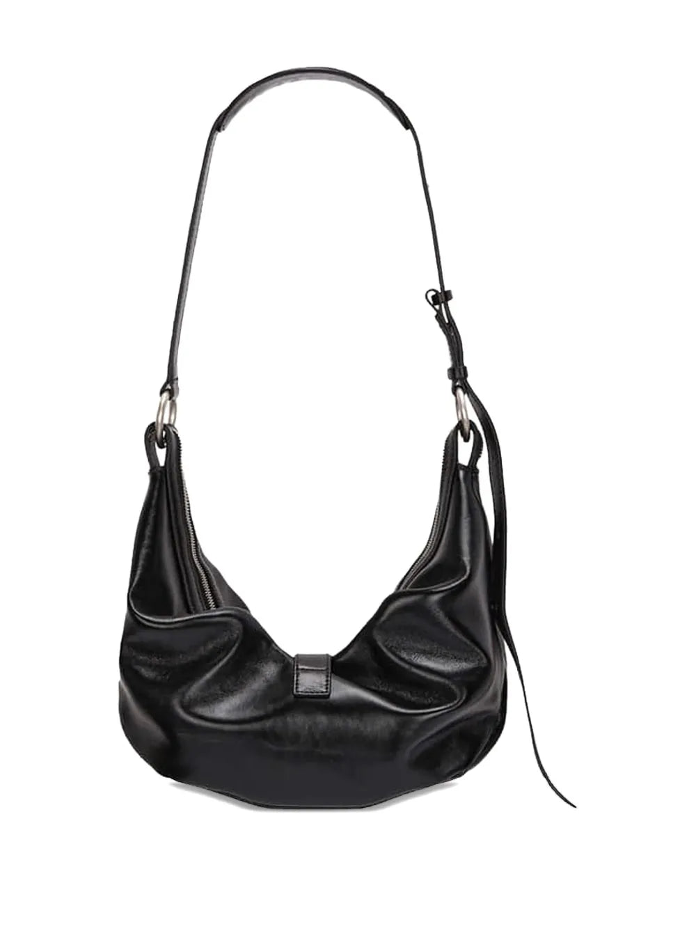 Marge Sherwood Medium Buckle Fastening Crescent Shoulder Bag — Same as shown — Size One Size — Back View