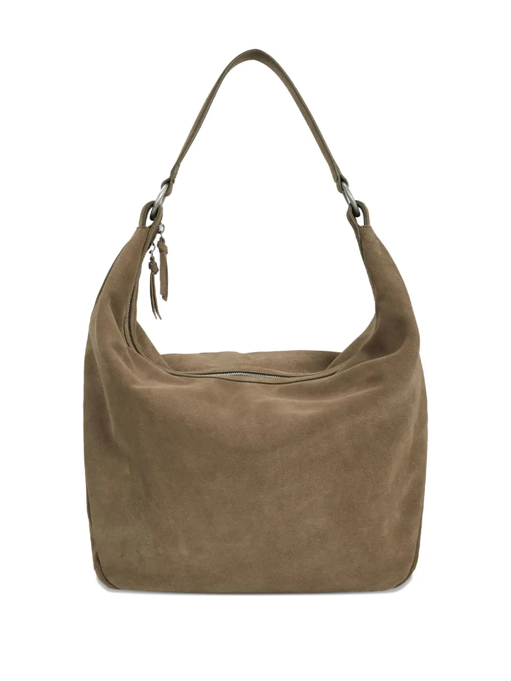 Marge Sherwood City Suede Zipped Shoulder Bag — Same as shown — Size One Size — Side View