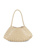 Dragon Diffusion Woven Leather Shoulder Bag — Same as shown — Size One Size — Front View