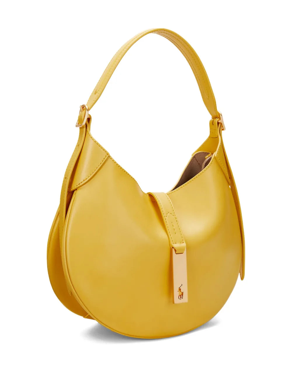 Polo Ralph Lauren Calfskin Shoulder Bag — Same as shown — Size One Size — Side View