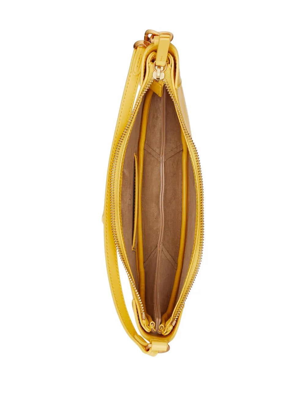 Polo Ralph Lauren Crescent Shape Leather Shoulder Bag — Same as shown — Size One Size — Detail View