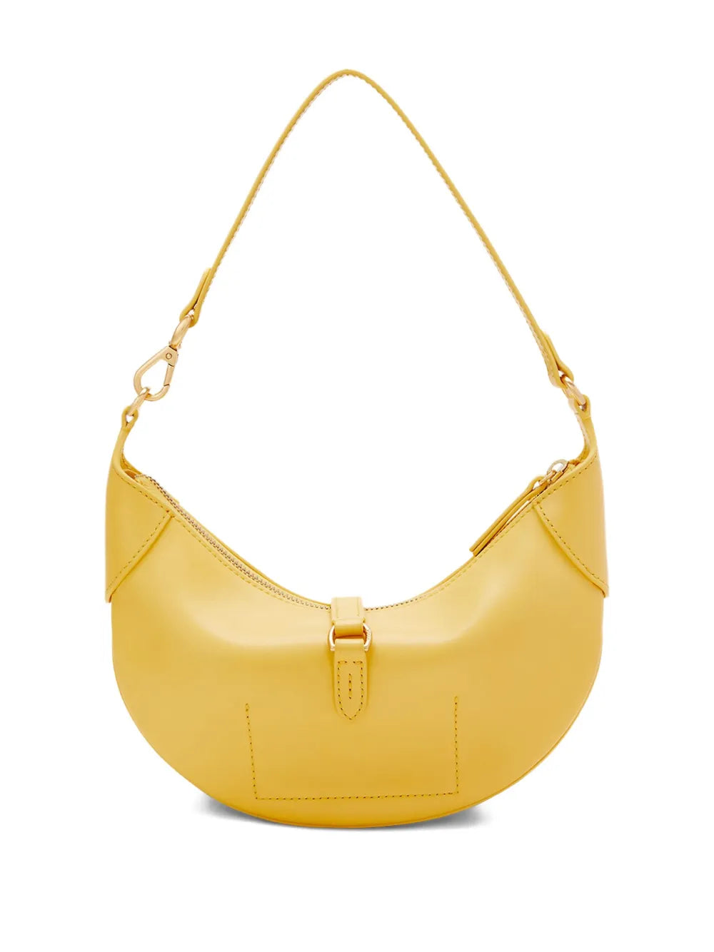 Polo Ralph Lauren Crescent Shape Leather Shoulder Bag — Same as shown — Size One Size — Back View