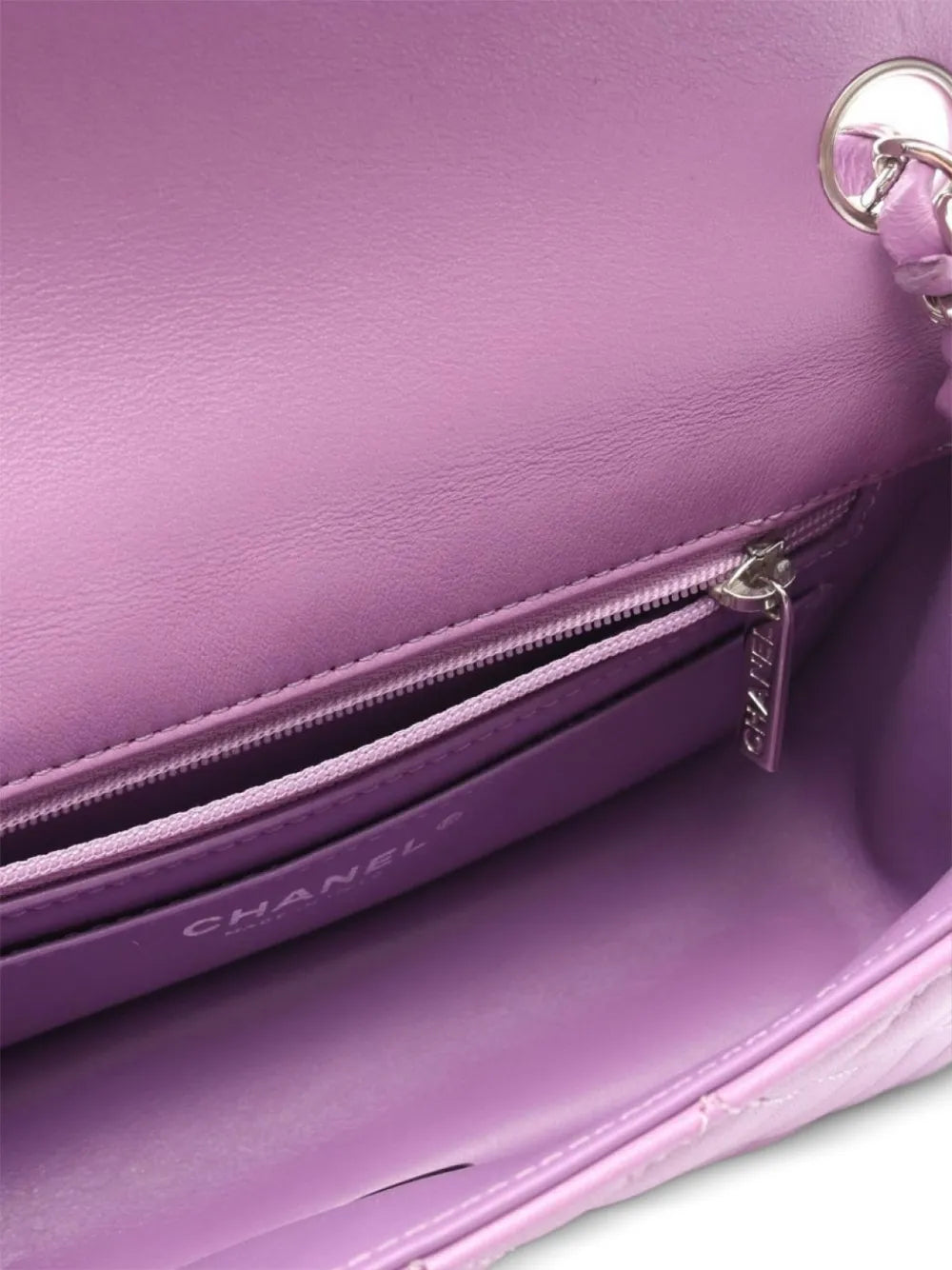 Chanel Pre Owned 2019 Mini Matelasse 20 Shoulder Bag — Same as shown — Size One Size — Back View