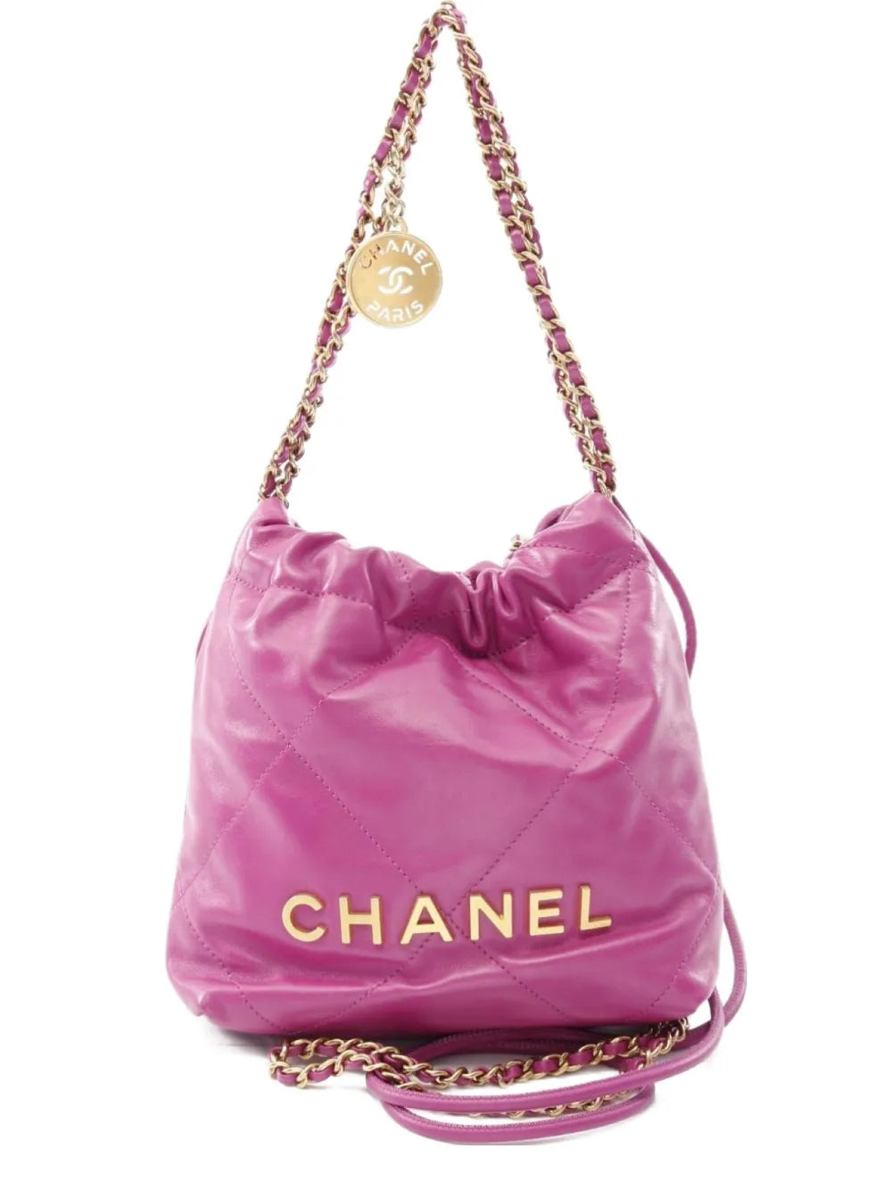Chanel Pre Owned 2021 Chanel 22 Chain Shoulder Bag — Same as shown — Size One Size — Front View