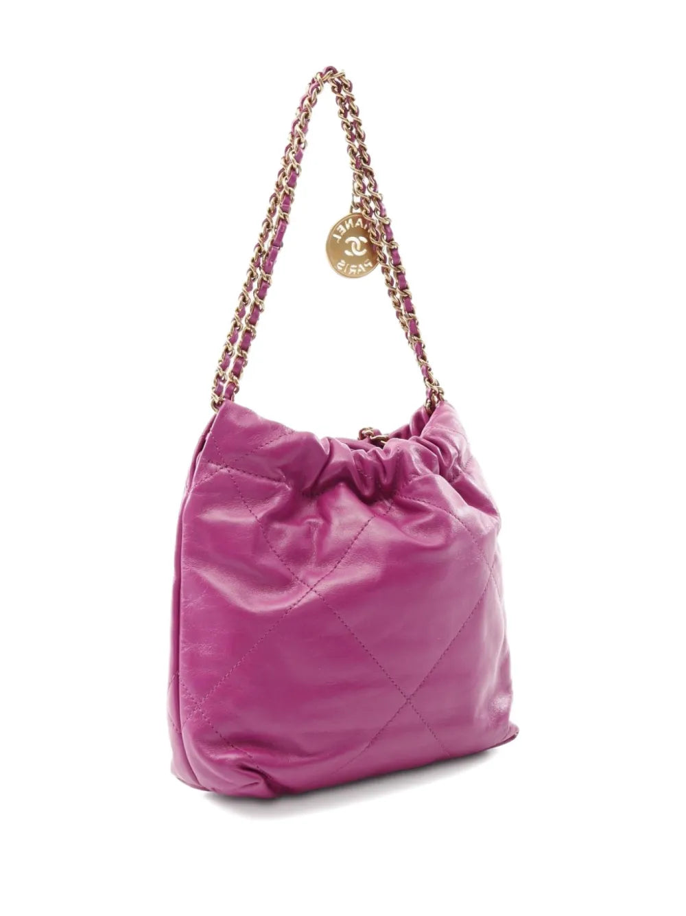 Chanel Pre Owned 2021 Chanel 22 Chain Shoulder Bag — Same as shown — Size One Size — Side View
