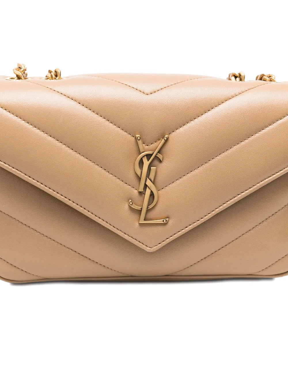 Saint Laurent Small Loulou Matelasse Shoulder Bag — Same as shown — Size One Size — Top View