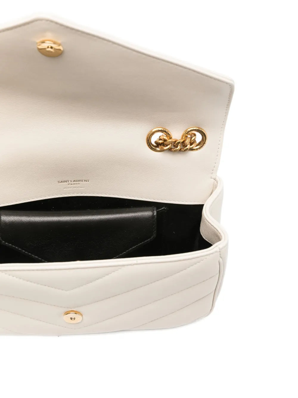Saint Laurent Small Loulou Chain Shoulder Bag — Same as shown — Size One Size — Detail View