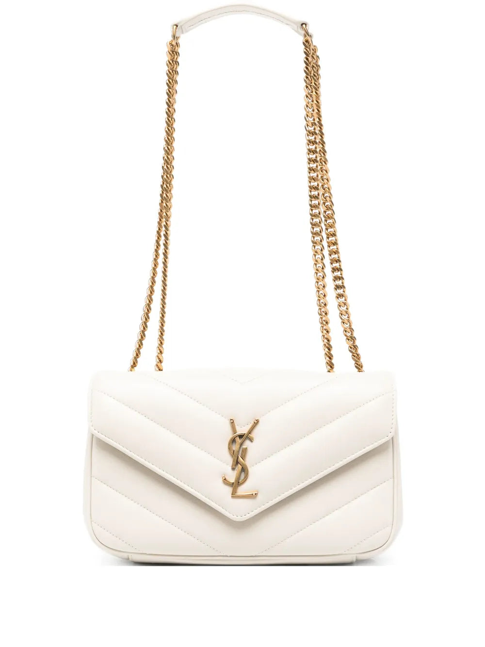 Saint Laurent Small Loulou Chain Shoulder Bag — Same as shown — Size One Size — Front View