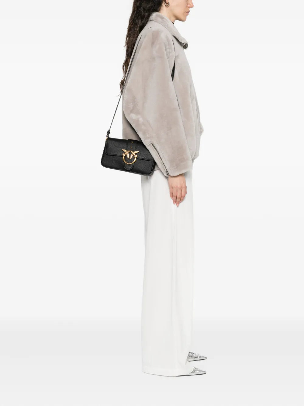 Pinko Mini Love Flap Shoulder Bag — Same as shown — Size One Size — Side View