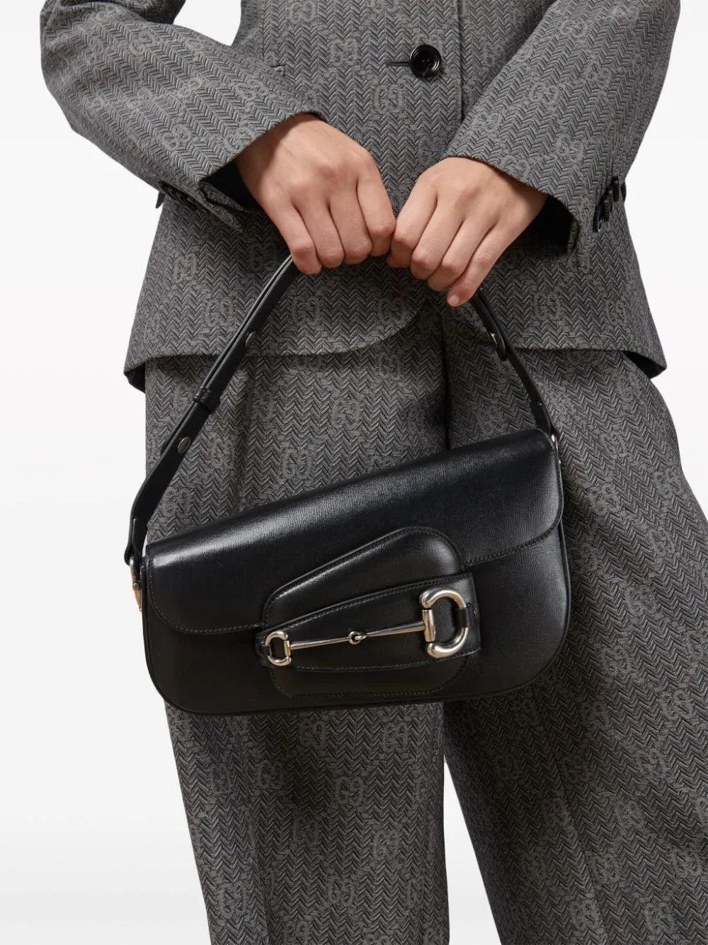 Gucci Horsebit Detail Shoulder Bag — Same as shown — Size One Size — Detail View