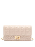 Fendi Wallet On Chain Baguette Clutch Bag — Same as shown — Size One Size — Front View