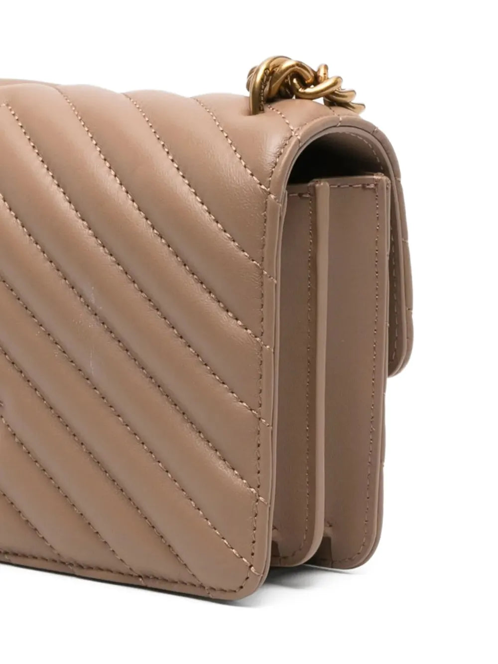 Pinko Love Birds Quilted Shoulder Bag — Same as shown — Size One Size — Back View