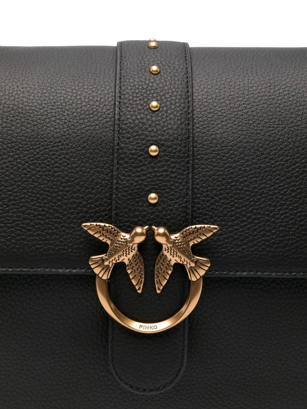 Pinko Love One Leather Shoulder Bag — Same as shown — Size One Size — Top View
