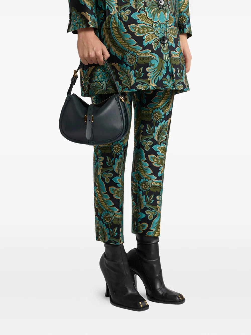 Etro Small Pony Buckled Shoulder Bag — Same as shown — Size One Size — Side View