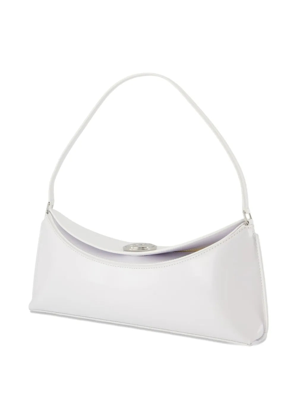 Jacquemus Le Calisso Patent Leather Shoulder Bag — Same as shown — Size One Size — Side View