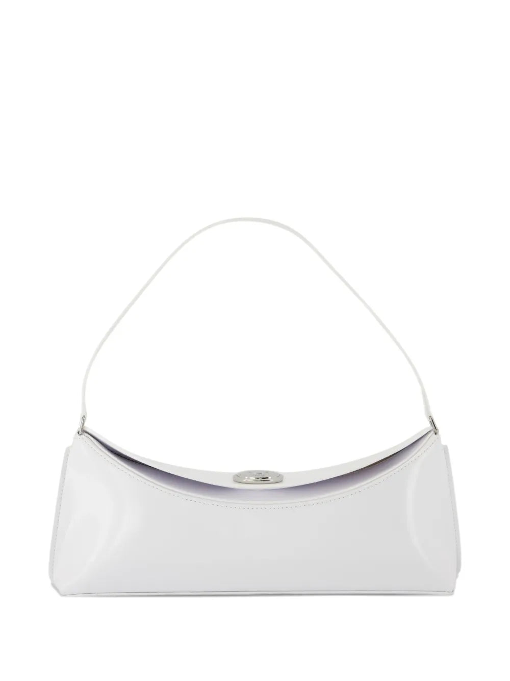 Jacquemus Le Calisso Patent Leather Shoulder Bag — Same as shown — Size One Size — Front View