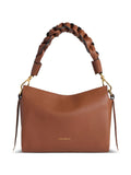Coccinelle Small Boheme Braided Handle Leather Shoulder Bag — Same as shown — Size One Size — Front View
