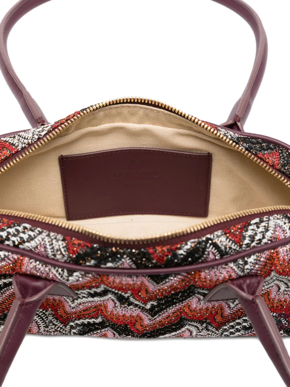 Missoni Zigzag Pattern Shoulder Bag — Same as shown — Size One Size — Detail View