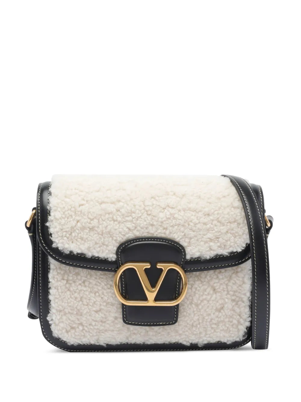 Valentino Garavani 9 To 5 Leather Shoulder Bag — Same as shown — Size One Size — Front View