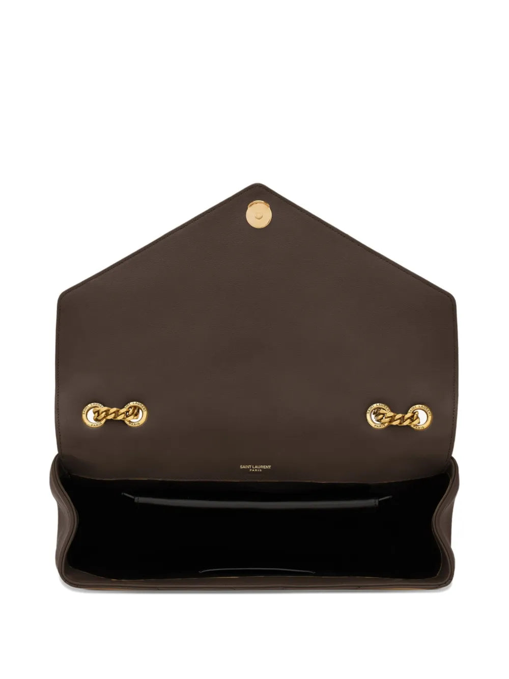 Saint Laurent Loulou Large Chevron Chain Shoulder Bag — Same as shown — Size One Size — Top View