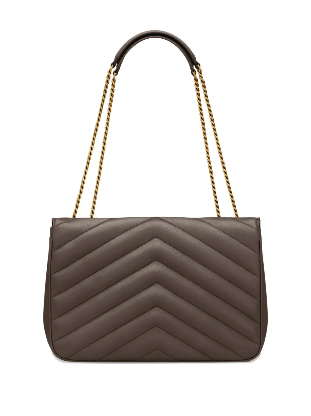Saint Laurent Loulou Large Chevron Chain Shoulder Bag — Same as shown — Size One Size — Side View