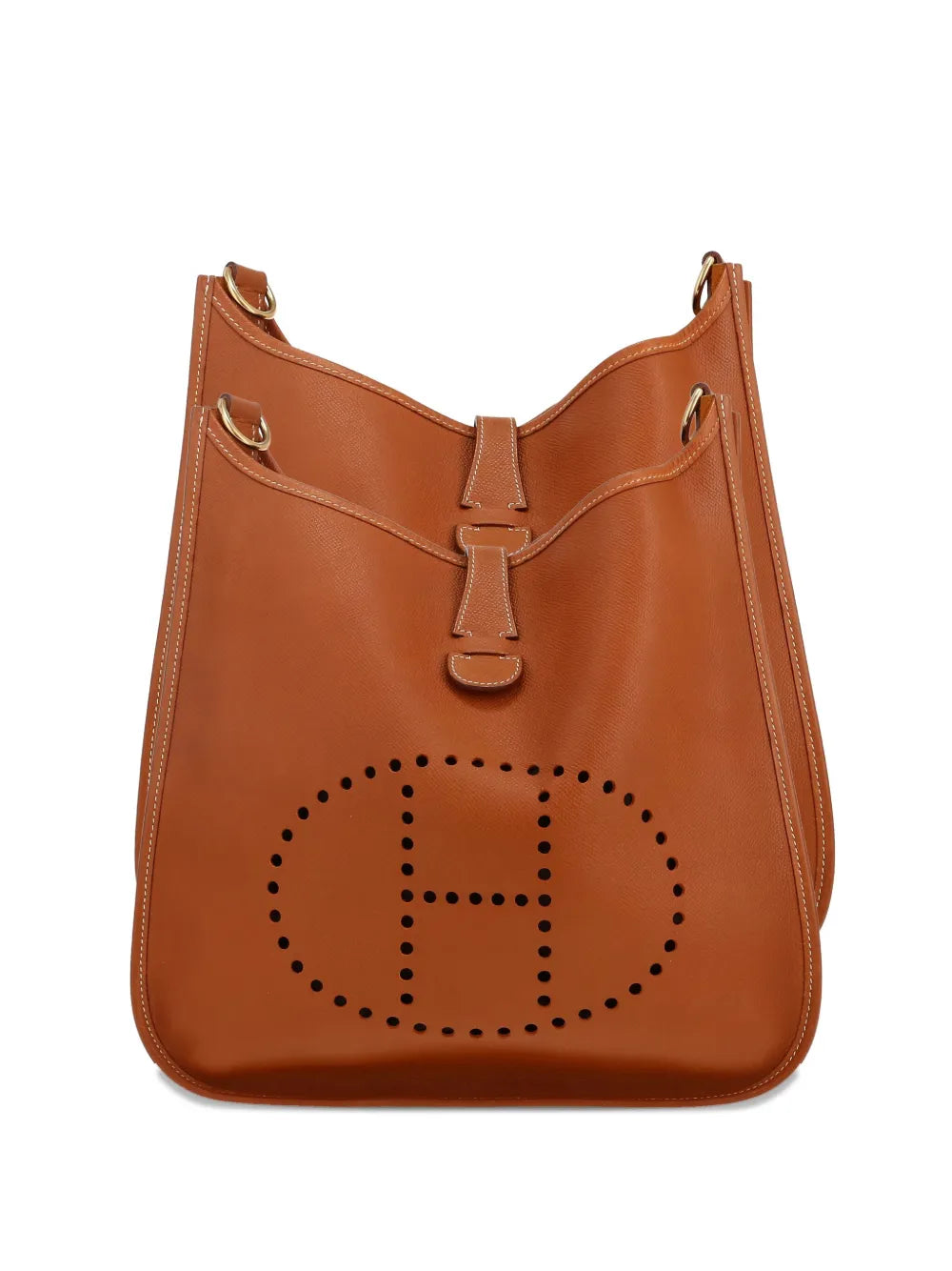 Hermes Pre Owned 1998 Evelyne Perforated H Shoulder Bag — Same as shown — Size One Size — Front View
