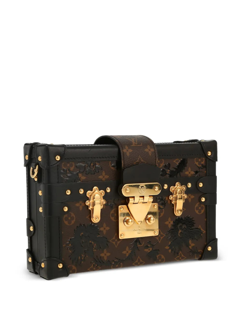 Louis Vuitton Pre Owned Petite Malle Monogram Shoulder Bag — Same as shown — Size One Size — Back View