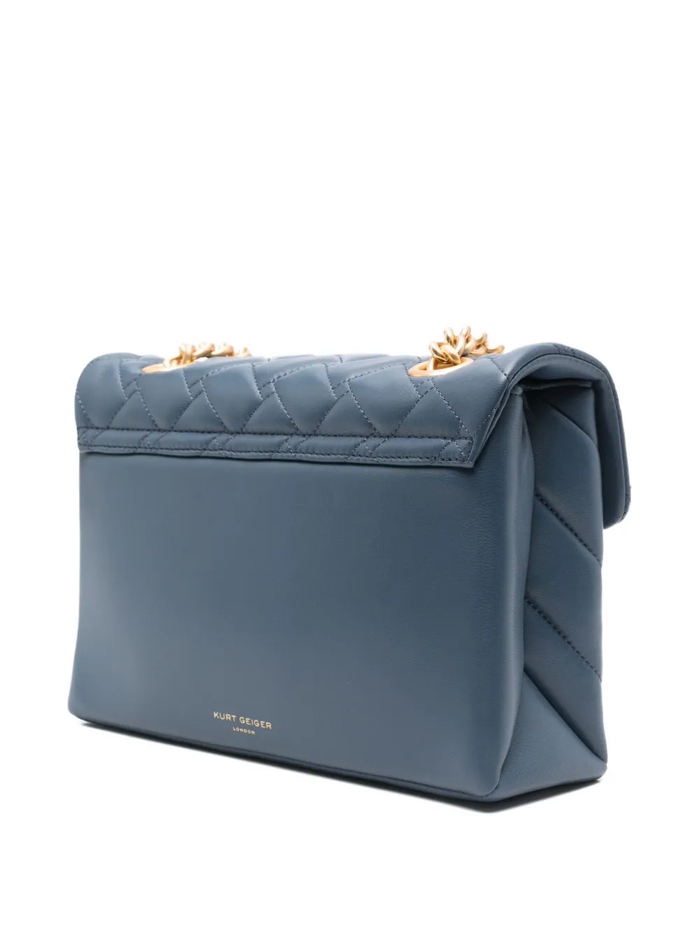Kurt Geiger London Chevron Quilted Shoulder Bag — Same as shown — Size One Size — Back View