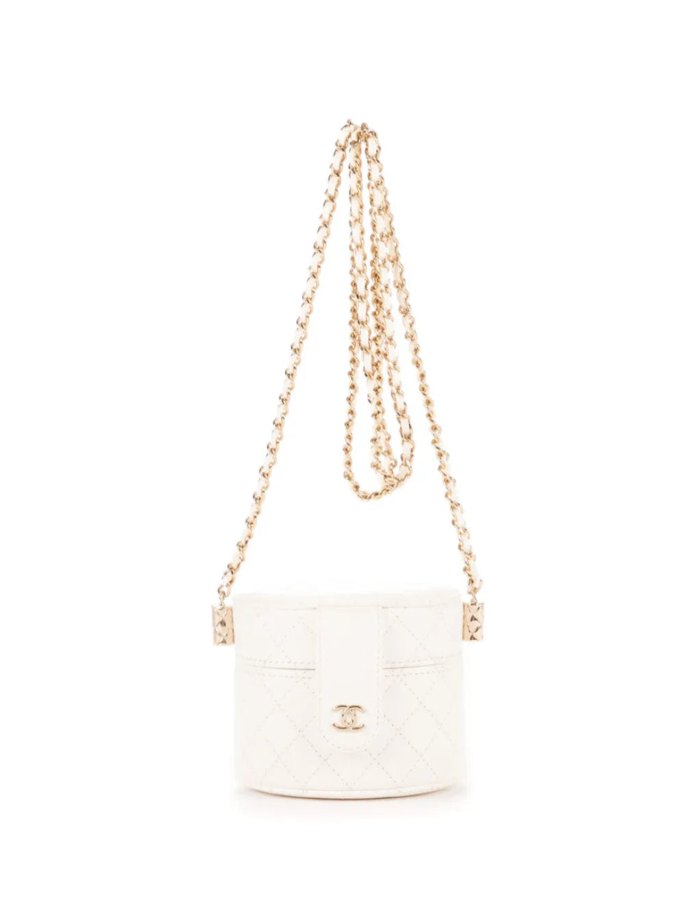 Chanel Pre Owned Diamond Quilted Vanity Bag — Same as shown — Size One Size — Front View
