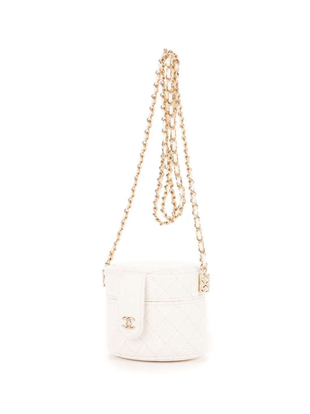 Chanel Pre Owned Diamond Quilted Vanity Bag — Same as shown — Size One Size — Back View