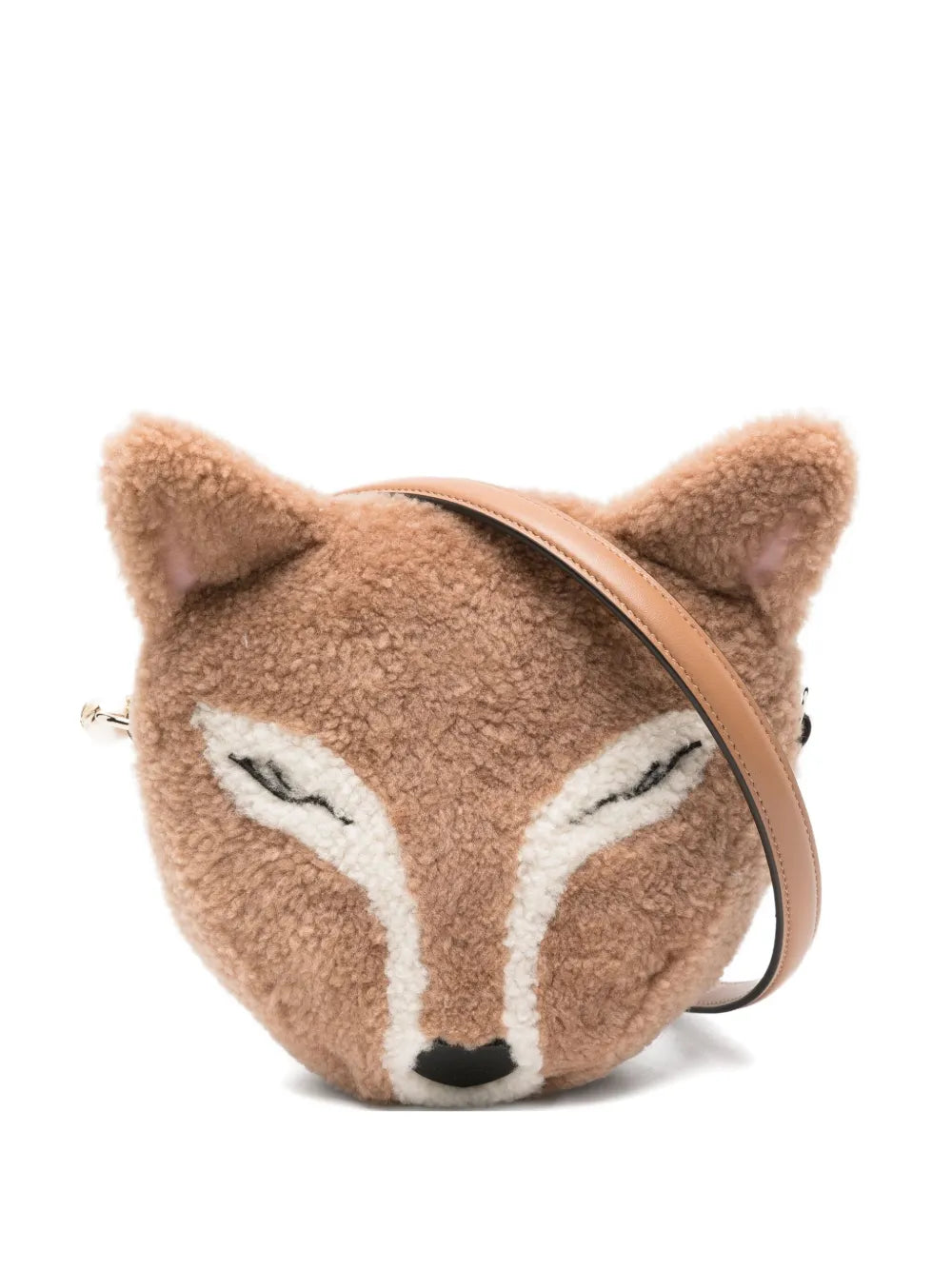 Jimmy Choo Shearling Bag — Same as shown — Size One Size — Front View