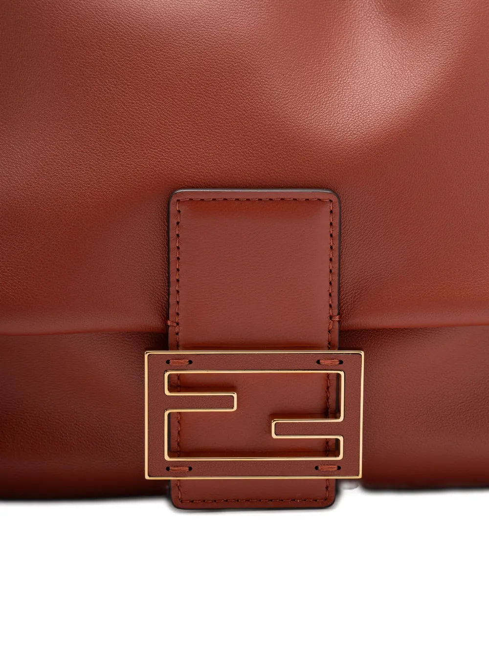 Fendi Medium Mamma Baguette Logo Plaque Shoulder Bag — Same as shown — Size One Size — Top View