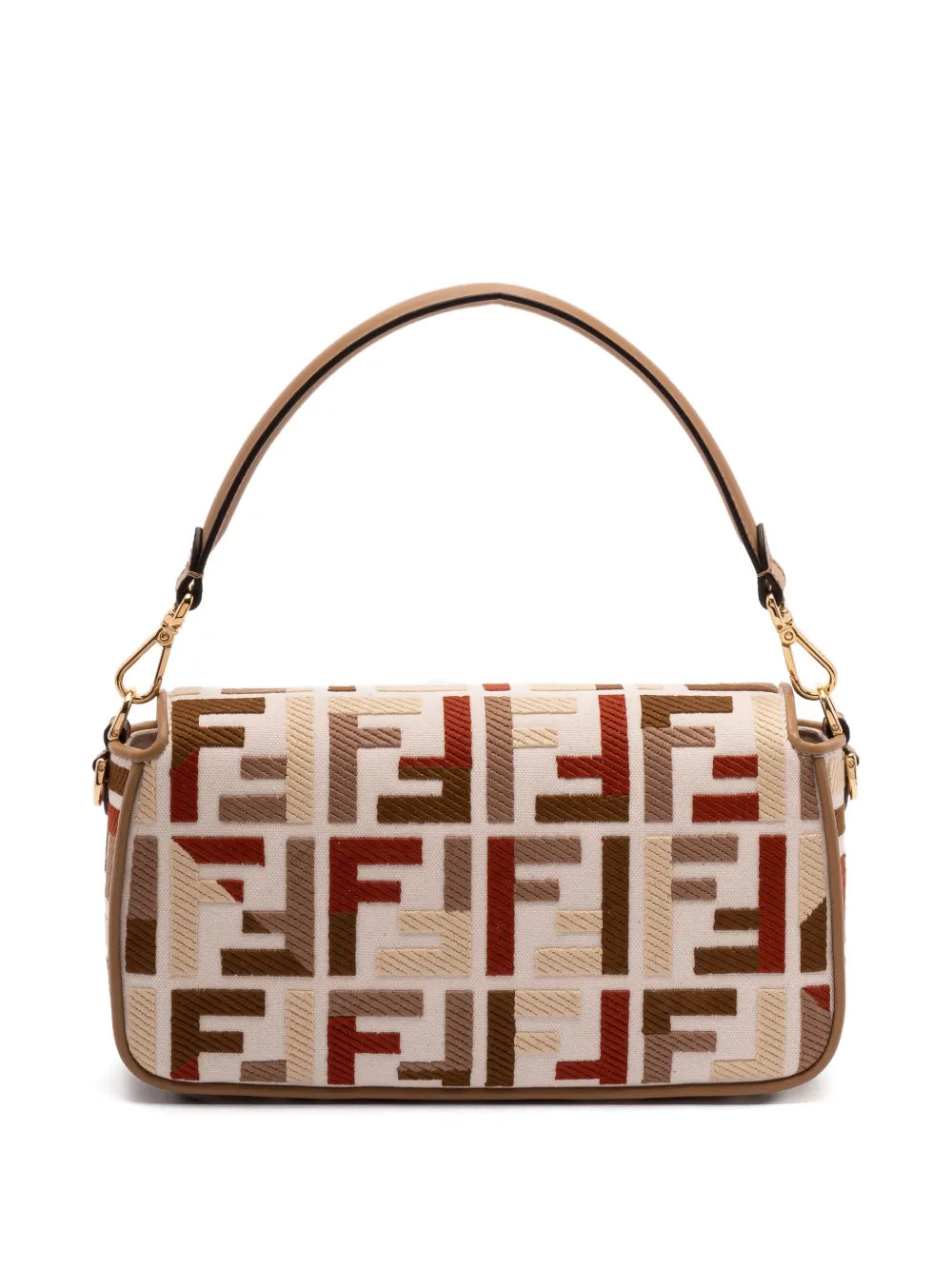 Fendi Medium Baguette Ff Motif Shoulder Bag — Same as shown — Size One Size — Side View