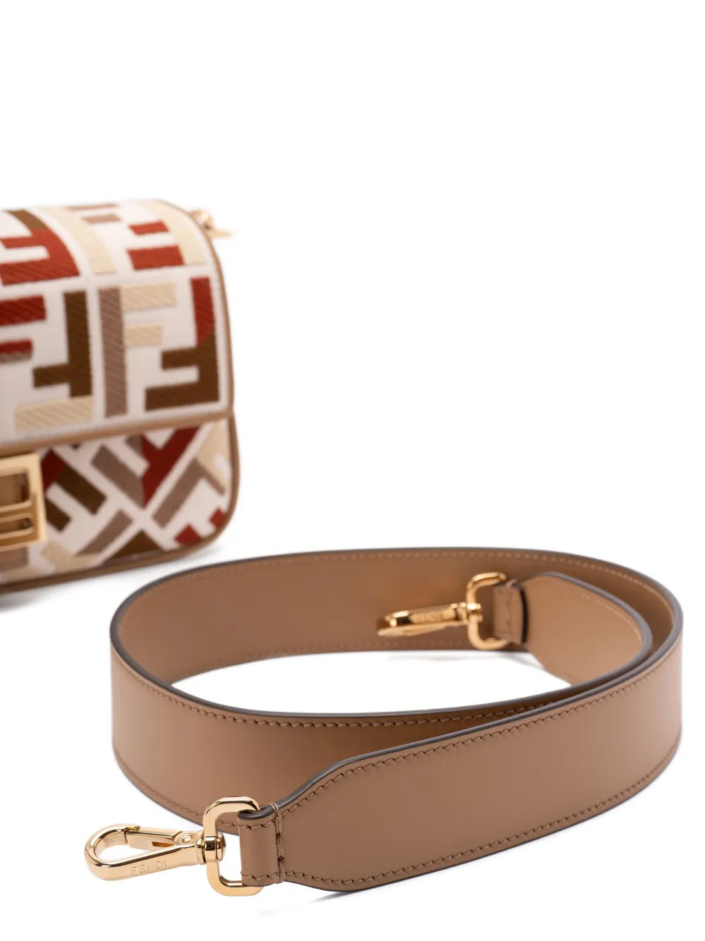 Fendi Medium Baguette Ff Motif Shoulder Bag — Same as shown — Size One Size — Top View
