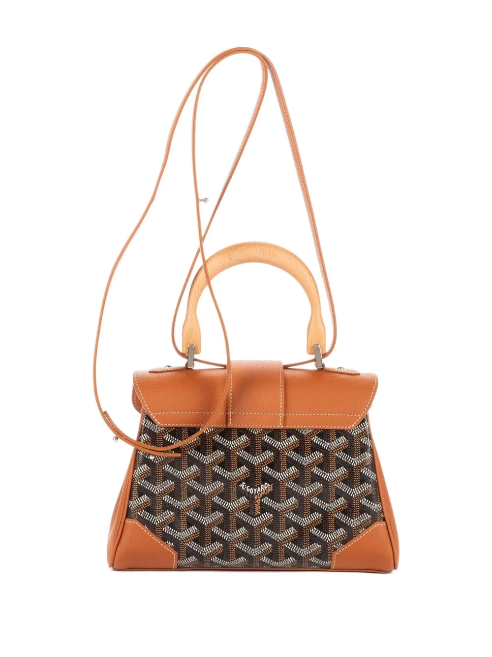 Goyard Pre Owned Leather Shoulder Bag — Same as shown — Size One Size — Side View