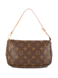 Louis Vuitton Pre Owned Pochette Accessoires Monogram Shoulder Bag — Same as shown — Size One Size — Front View