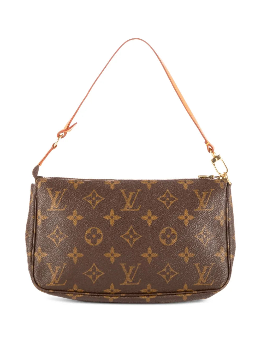 Louis Vuitton Pre Owned Pochette Accessoires Monogram Shoulder Bag — Same as shown — Size One Size — Side View