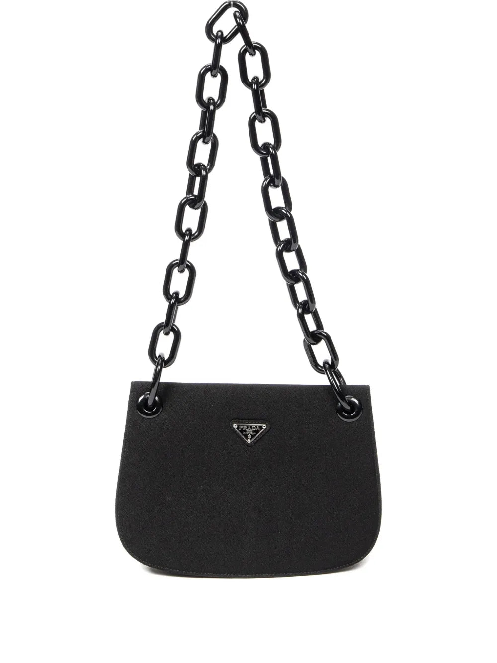 Prada Pre Owned Lucite Chain Strap Shoulder Bag — Same as shown — Size One Size — Side View