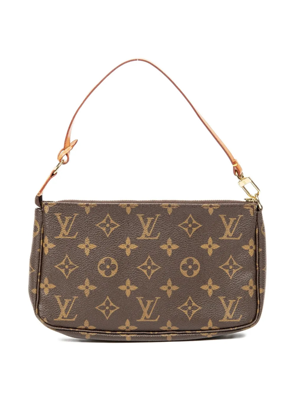 Louis Vuitton Pre Owned Monogram Canvas Shoulder Bag — Same as shown — Size One Size — Side View