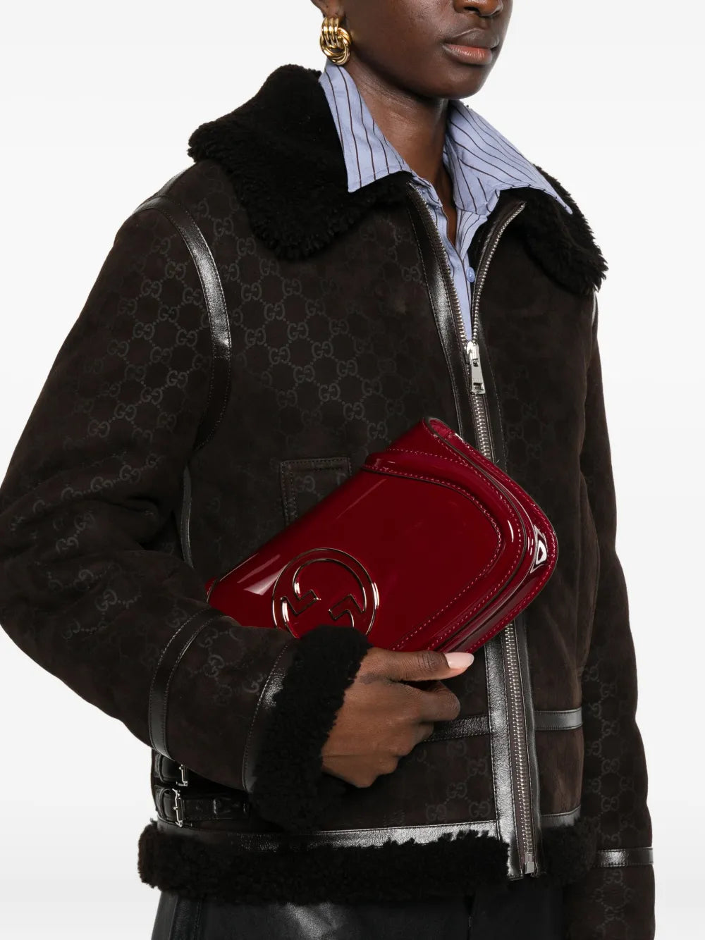Gucci Blondie Shoulder Bag — Same as shown — Size One Size — Side View