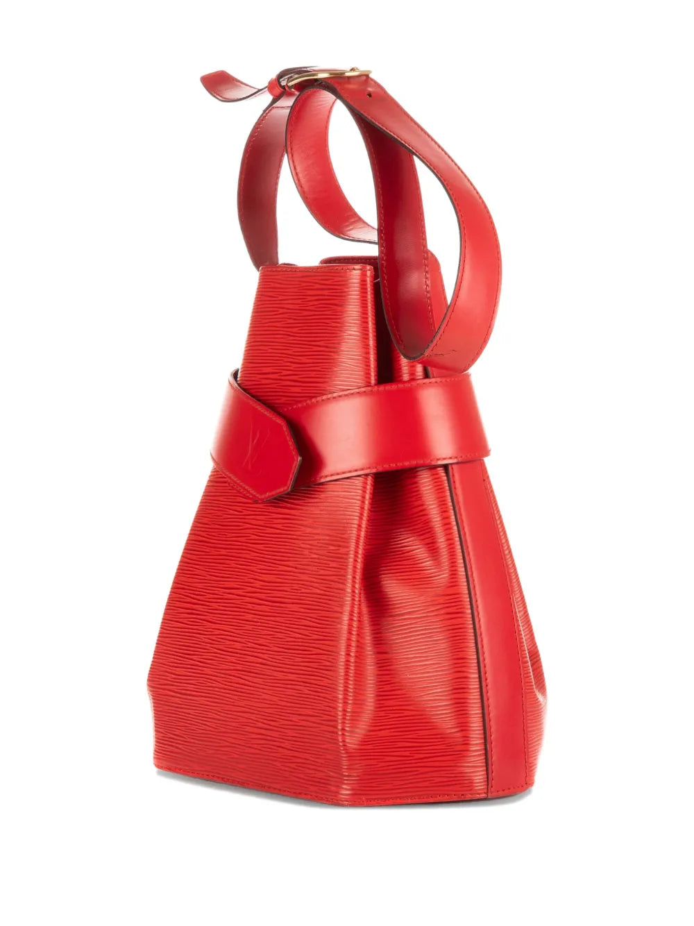Louis Vuitton Pre Owned Embossed Leather Shoulder Bag — Same as shown — Size One Size — Back View