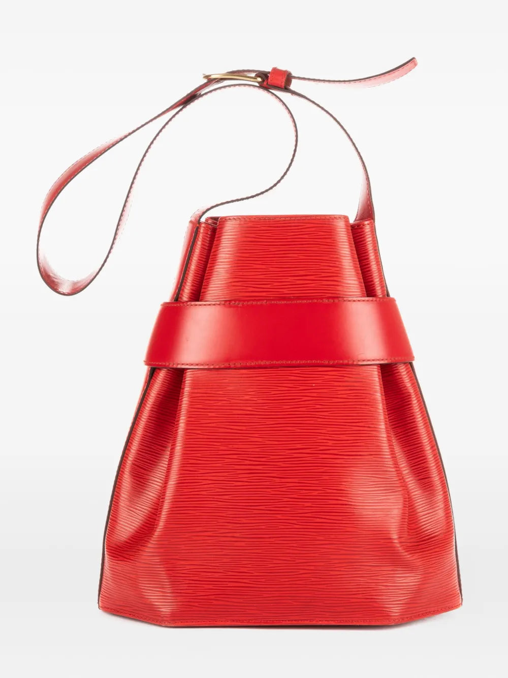 Louis Vuitton Pre Owned Embossed Leather Shoulder Bag — Same as shown — Size One Size — Side View